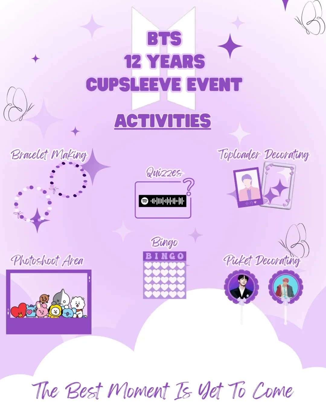 BTS 12 YEARS CUPSLEEVE EVENT - Image 1